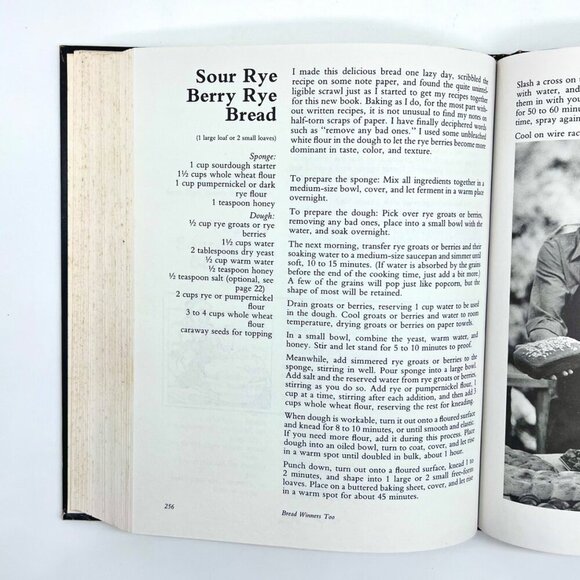 Bread Winners The Second Rising Cookbook 1984 Mel London Vintage Bread Recipes - Picture 6 of 9